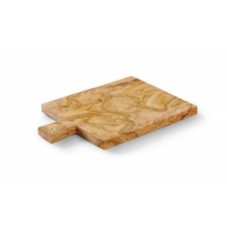 Servírovací deska z olivového dřeva, HENDI, 340x230x(H)22mm | 505427