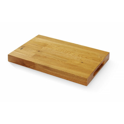 Dubová servírovací deska, HENDI, 420x280x(H)40mm | 505489