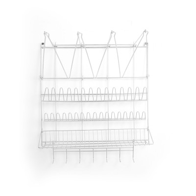 Nástěnná police nejen na plnící sáčky, HENDI, 500x360x(H)560mm | 550113