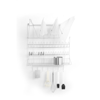 Nástěnná police nejen na plnící sáčky, HENDI, 500x360x(H)560mm | 550113