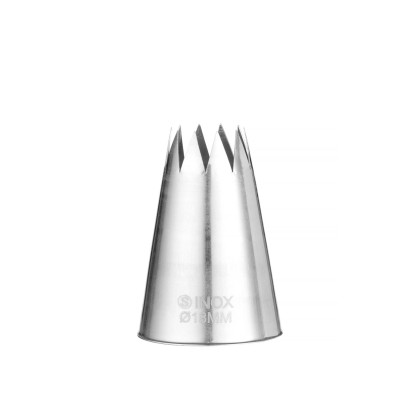 Zdobicí koncovky - hvězda, HENDI, ø6-8-10-12-14-16-18, 7 ks | 551714