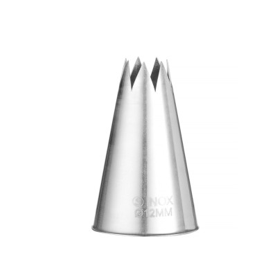 Zdobicí koncovky - hvězda, HENDI, ø6-8-10-12-14-16-18, 7 ks | 551714