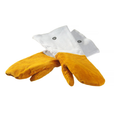 Žáruvzdorné kožené grilovací rukavice - 2 ks, HENDI, 2 ks, (L)460mm | 556658