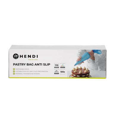 Protiskluzové sáčky na pečivo, HENDI, Modrá, 100 ks, 515x280mm | 557303