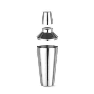 BARUP 593035 | Šejkr Cobbler 3-dílný, BarUp, 0, 75L, Stříbrná, ⌀90x(H)255mm