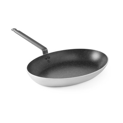 Oválná indukční pánev na ryby, HENDI, 280x400x(H)55mm | 627716