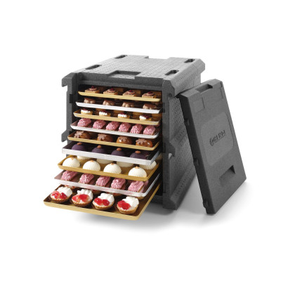 Termobox 9x 600x400mm, HENDI, Profi Line, 128L, 540x700x(H)640mm | 707685