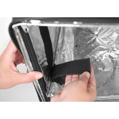 Tepelně izolovaný přepravní batoh, HENDI, 75,2L, Černá, 410x410x(H)480mm | 709801