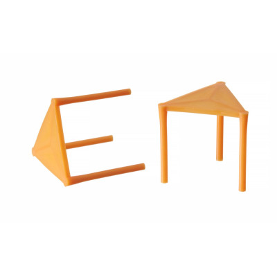 Oddělovač pizzy od víka - 500 ks, HENDI, Oranžový, 500 ks | 709900