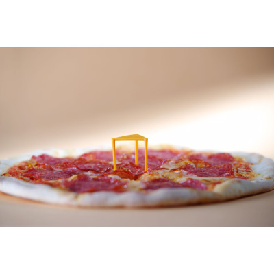 Oddělovač pizzy od víka - 500 ks, HENDI, Oranžový, 500 ks | 709900