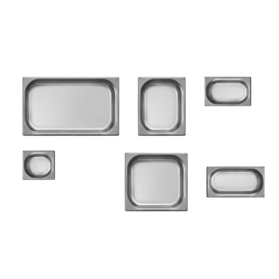 Nádoba GN 1/6 se zasouvacími držadly, HENDI, Profi Line, GN 1/6, 3,4L, (H)200mm | 803707