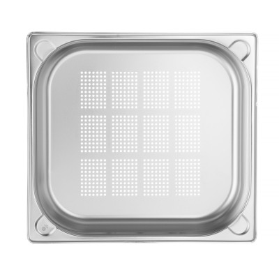 Kontejner GN 2/3 perforovaný, HENDI, Kitchen Line, GN 2/3, 5,5L, (H)65mm | 807224