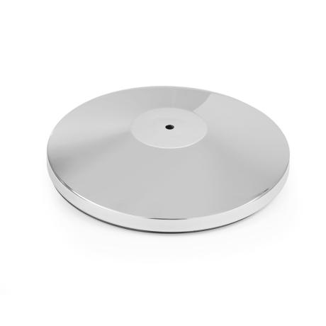 Základna pro sloupek se stříbrnou chromovou bariérou, HENDI, ø360x(H)65mm | 810484
