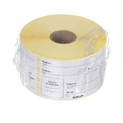 Nálepka pro opakované použití v oblasti bezpečnosti potravin - „POUŽIJTE DO“, HENDI, 500 ks, 100x50mm | 850206