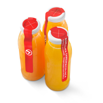 Samolepící jednorázová páska chránící otvor na brčko - sada 2 rolí, HENDI, 250 ks, 25x175mm | 850220