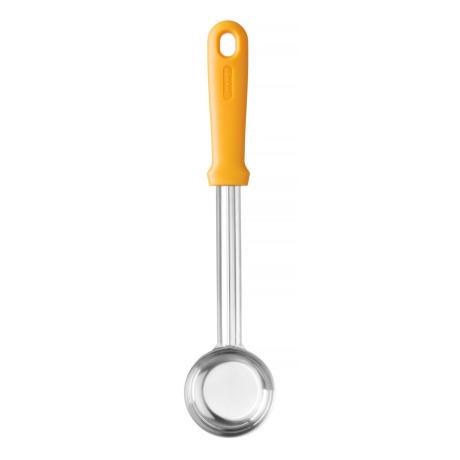 Naběračka na omáčku na pizzu heavy-duty, HENDI, designed by Robert Bronwasser, 0,09L, Oranžový, 330x72x(H)27mm | 855621