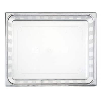 Polykarbonátová nádoba GN 2/1, HENDI, GN 2/1, 58L, Průhledná, 650x530x(H)200mm | 861196