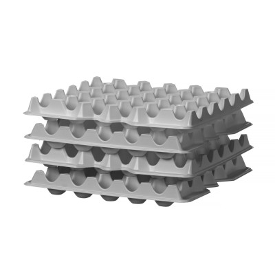 Sada 4 zásobníků na vejce pro OVOBOX 120 , HENDI, 291x288x(H)41mm | 870792