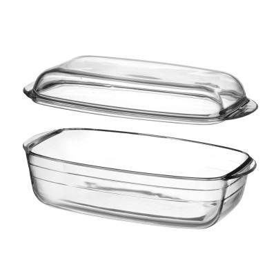 Kastrol s víkem OVENCHEF, Duralex, Průhledná, 370x215x(H)140mm | 9151AS02A1111