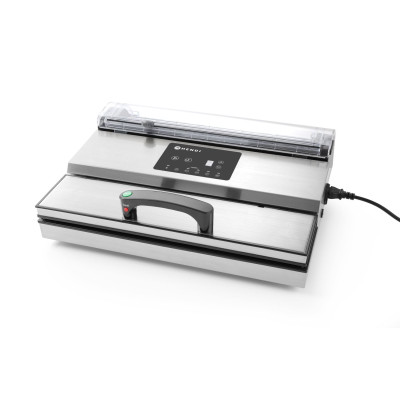 Vakuový balicí stroj, Kitchen Line - lamelový, HENDI, Kitchen Line, těsnící páska 420 mm, 230V/550W, 570x263x(H)150mm | 975374