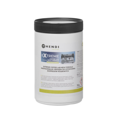 Extreme Coffee Lab NEW FORMULA profesionální čistící prostředek na pákové kávovary, HENDI, 0,75 kg | 976685