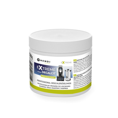 Extreme Decalcit Profesionální prášek k odstraňování vápenného kamene a usazenin, HENDI, 0,5 kg | 979754