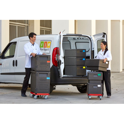 Termoizolační box Cam GoBox, horní plnění, GN 1/1, 35,5 l, Cambro, Černá, 600xx(H)257mm | EPP160110