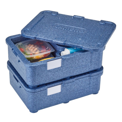 4-komorový termoizolační box Cam GoBox, Cambro, Modrá, 480x350x(H)167mm | EPPMD4835159