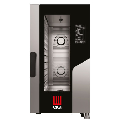 Konvektomat Millennial Black Mask Gastro Compact 10×GN 1/1 - elektrický řízený, Tecnoeka, 400V/15400W, 500x930x(H)970mm