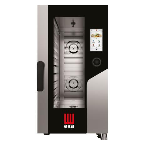 Konvektomat Millennial Gastro Compact 10×GN 1/1 s dotykovou obrazovkou - elektrický, Tecnoeka, 400V/15400W, 500x930x(H)970mm