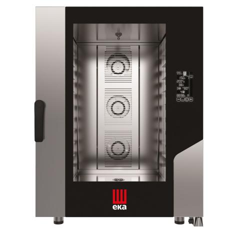 Konvektomat Millennial Black Mask , 10 × 600 × 400 mm - elektronicky řízený, elektrický, Tecnoeka, 400V/15500W, 850x1035x