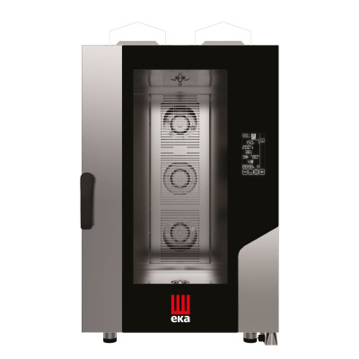 Konvektomat Millennial Black Mask Gastro 11x GN 1/1 - elektronicky ovládaná, plynová, Tecnoeka, 230V/700W, 17500kW, 730x849x