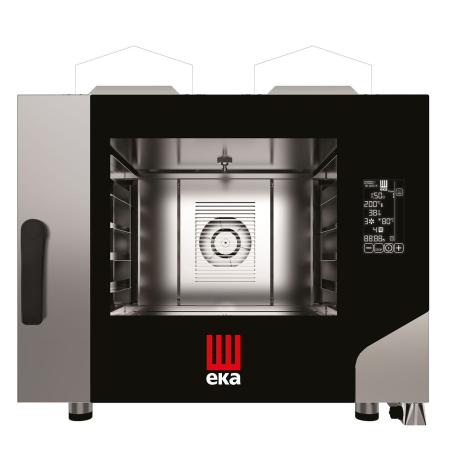 Konvektomat Millennial Black Mask Bakery 4x600x400 mm - ovládaná elektronicky, plynová, Tecnoeka, 230V/300W, 9,3kW, 850x1035x