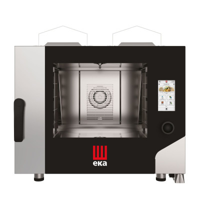 Konvektomat Millennial Touch Screen Bakery s automatickým mycím systémem, 4x600x400 mm - ovládaná elektronicky, plynová,