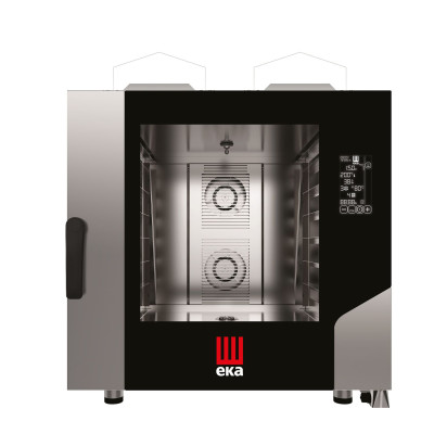 Konvektomat Millennial Black Mask Bakery 6x600x400 mm - ovládaná elektronicky, plynová, Tecnoeka, 230V/500W, 13,5kW, 850x1035x