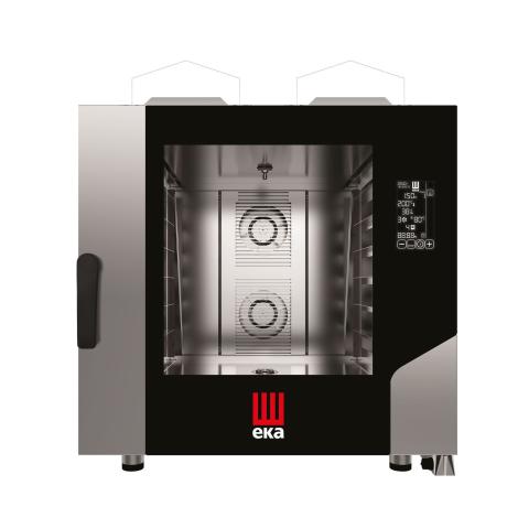 Konvektomat Millennial Black Mask Bakery 6x600x400 mm - ovládaná elektronicky, plynová, Tecnoeka, 230V/500W, 13,5kW, 850x1035x