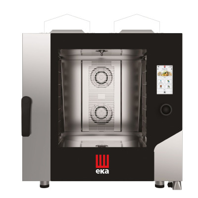 Konvektomat Millennial Touch Screen Bakery s automatickým mycím systémem, 6x600x400 mm - ovládaná elektronicky, plynová,
