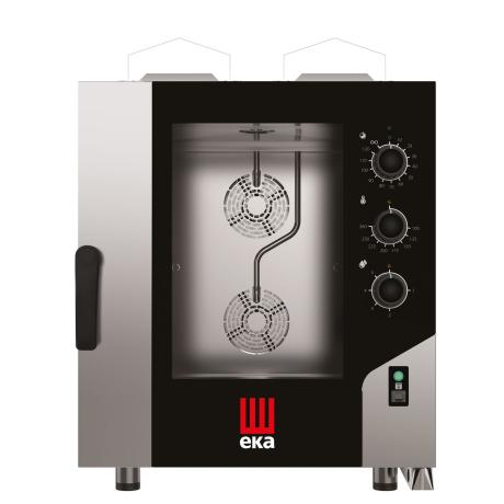 Konvektomat Millennial Smart Gastro, 7xGN1/1 - ovládaná elektromechanicky, plynová, Tecnoeka, 230V/500W, 13500kW, 730x855x