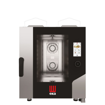 Konvektomat Millennial Touch Screen Gastro s automatickým mycím systémem, 7xGN 1/1 - ovládaná elektronicky, plynová, Tecnoeka,