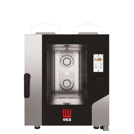 Konvektomat Millennial Touch Screen Gastro s automatickým mycím systémem, 7xGN 1/1 - ovládaná elektronicky, plynová, Tecnoeka,