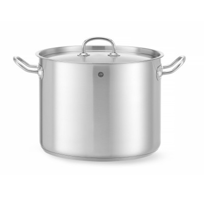 Vysoký hrnec s poklicí, HENDI, Kitchen Line, 13,5L, 280x(H)220mm | 837405