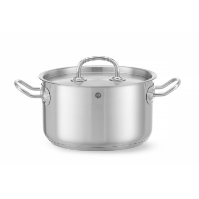 Střední hrnec s pokličkou, HENDI, Kitchen Line, 3,5L, 200x(H)115mm | 836200