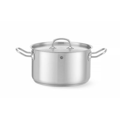 Střední hrnec s pokličkou, HENDI, Kitchen Line, 6L, 240x(H)135mm | 836309