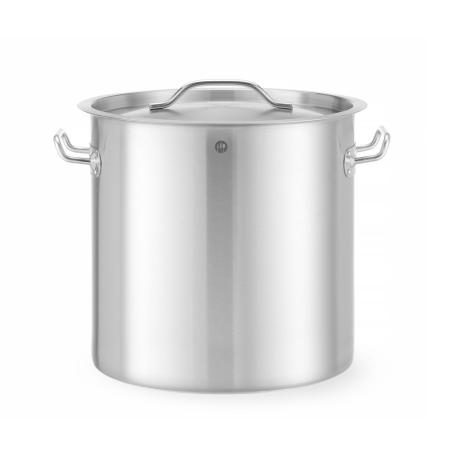 Vysoká nádoba na dušení - s víkem, HENDI, Budget Line, 21L, 300x(H)300mm | 832899