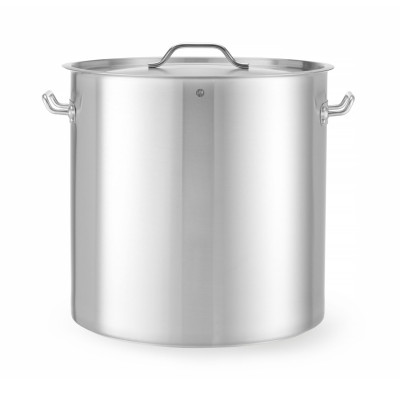 Vysoká nádoba na dušení - s víkem, HENDI, Budget Line, 71L, 450x(H)450mm | 834909