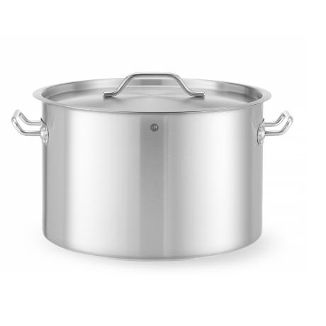 Střední hrnec s poklicí, HENDI, Budget Line, 32L, 400x(H)260mm | 832851