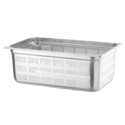 Kontejner GN 1/1 perforovaný, HENDI, Profi Line, GN 1/1, 28L, (H)200mm | 802205