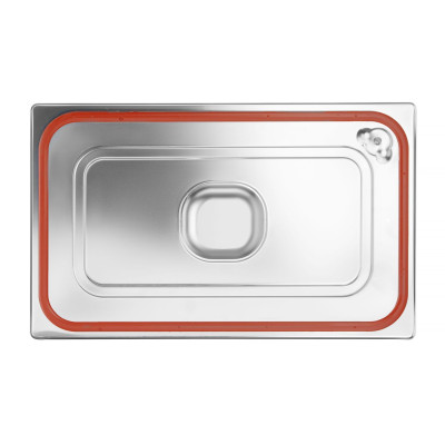 Víko pro nádoby GN se silikonovým těsněním, HENDI, Profi Line, GN 1/1, 530x325mm | 802601