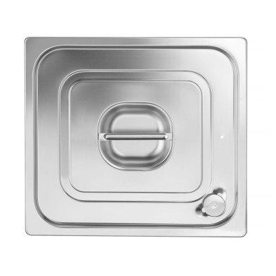 Víko pro nádoby GN se silikonovým těsněním, HENDI, Profi Line, GN 2/3, 354x325mm | 802618