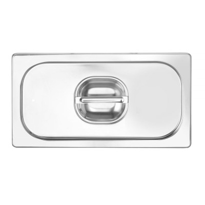 Víko pro nádoby GN se silikonovým těsněním, HENDI, Profi Line, GN 1/3, 325x176mm | 802632